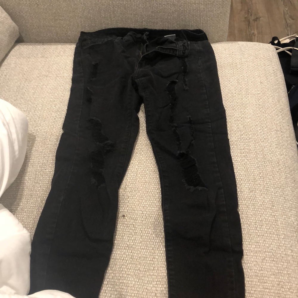 JustBlack skinny ankle Jean
